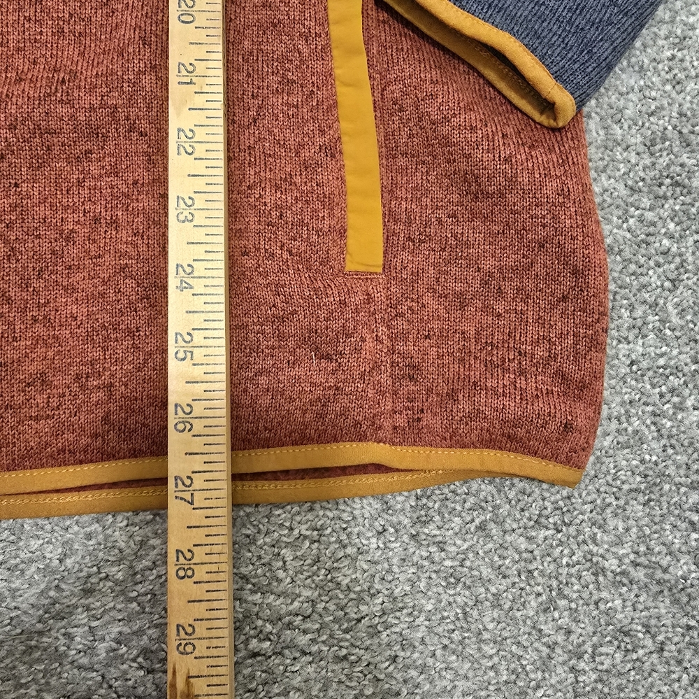 L.L.Bean Sweater Fleece Pullover Colorblock Mens Large Regular EUC - Picture 5 of 9